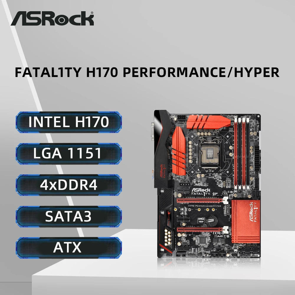 ASUS H170 PERFORMANCE/HYPER Motherboard Support i7-7700 6700K i5