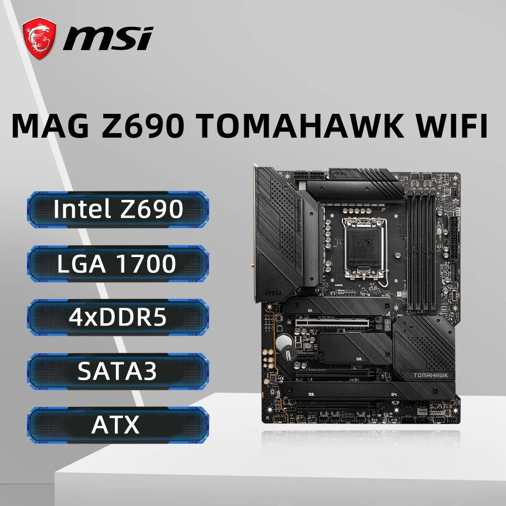 MSI MAG Z690 TOMAHAWK WIFI Motherboard LGA 1700 Support 14900K