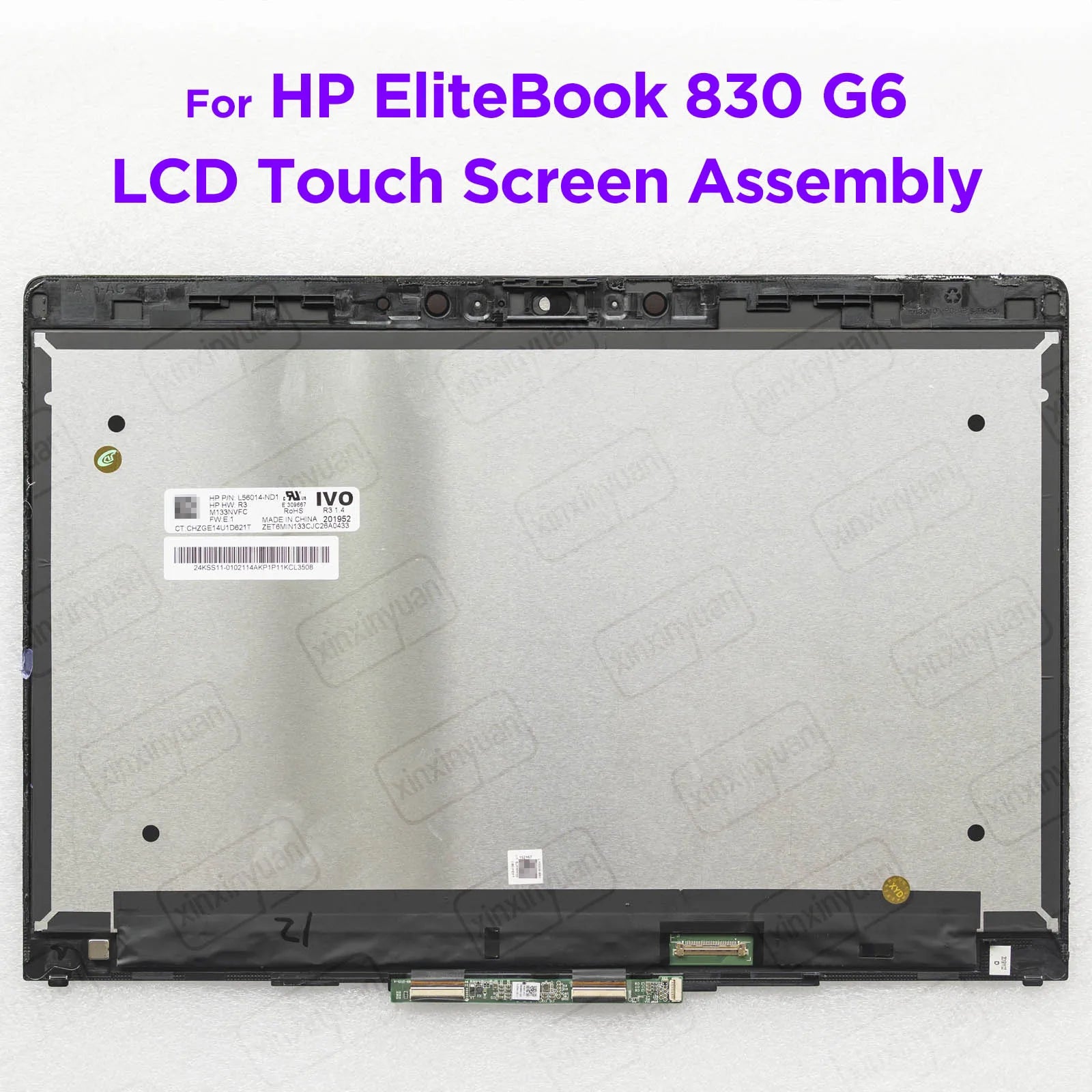 Original 13.3 LCD Touch Screen Digitizer Assembly for HP EliteBook