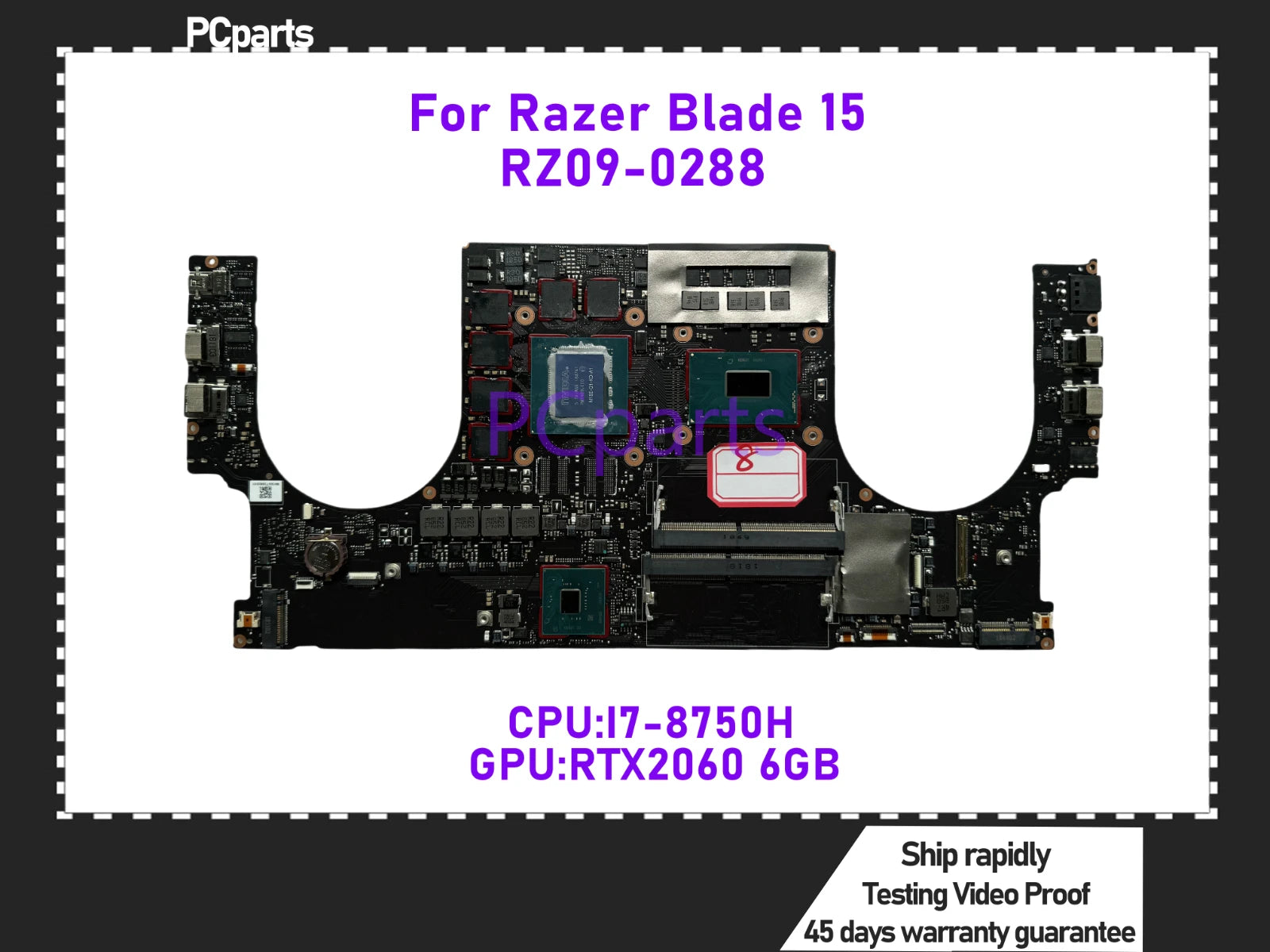PCparts Original RZ09-0288 For Razer Blade 15 Elite Edition 2018