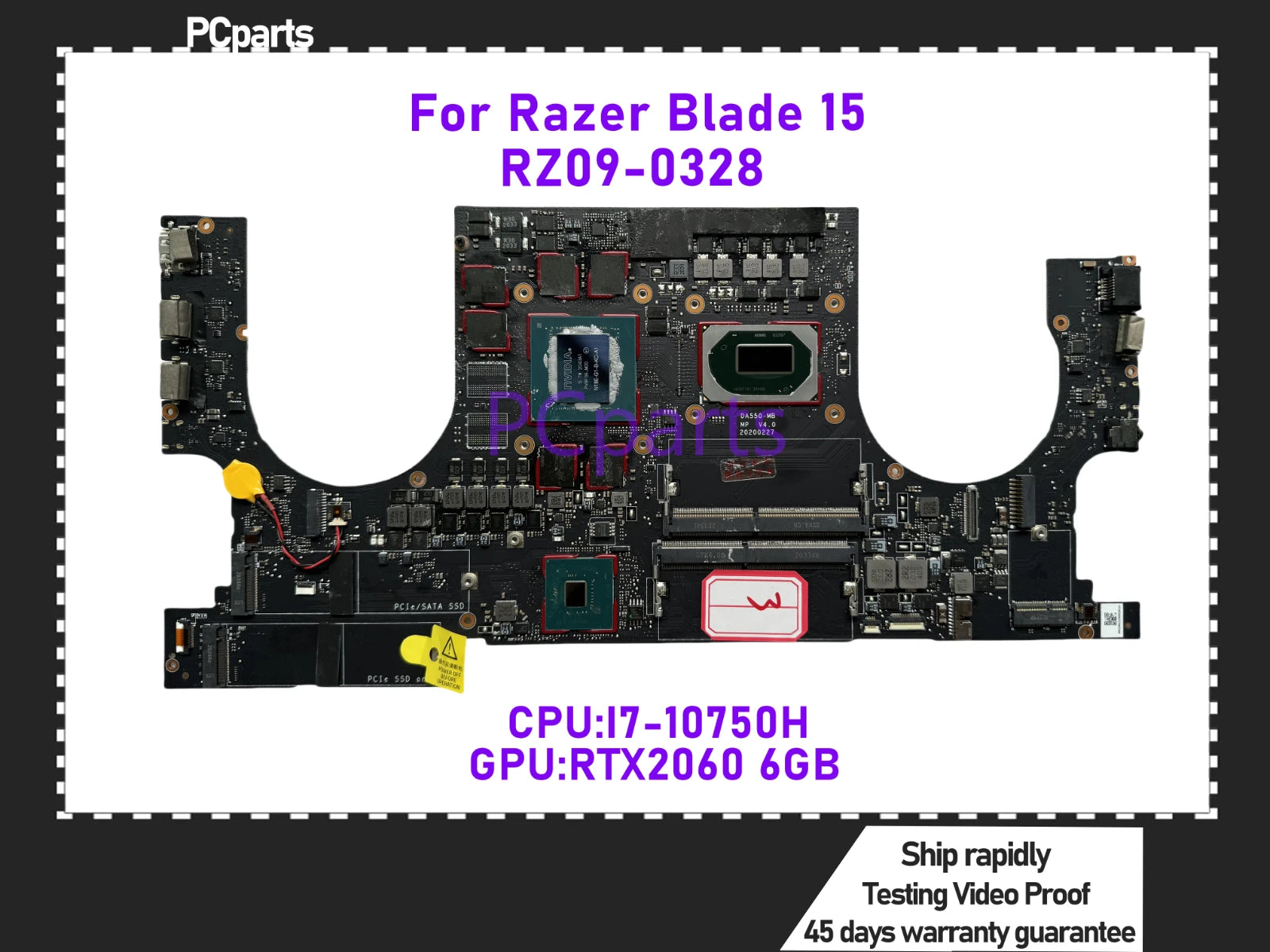 PCparts Original RZ09-0328 For Razer Blade 15 Standard Edition PCparts Original RZ09-0328 For Razer Blade 15 Standard Edition