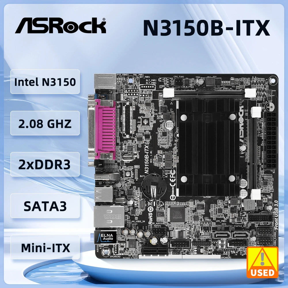 StoneTaskin N3150B Motherboard ASROCK Mini-ITX N3150B-ITX Motherboard