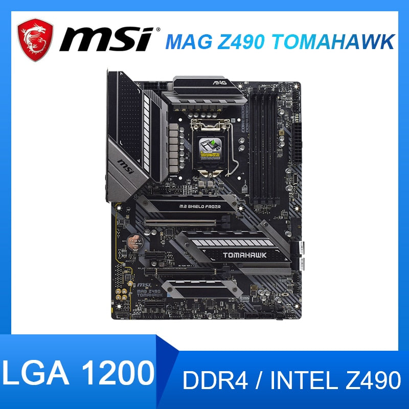 Original MSI MAG Z490 TOMAHAWK Motherboard LGA 1200 Intel Z490