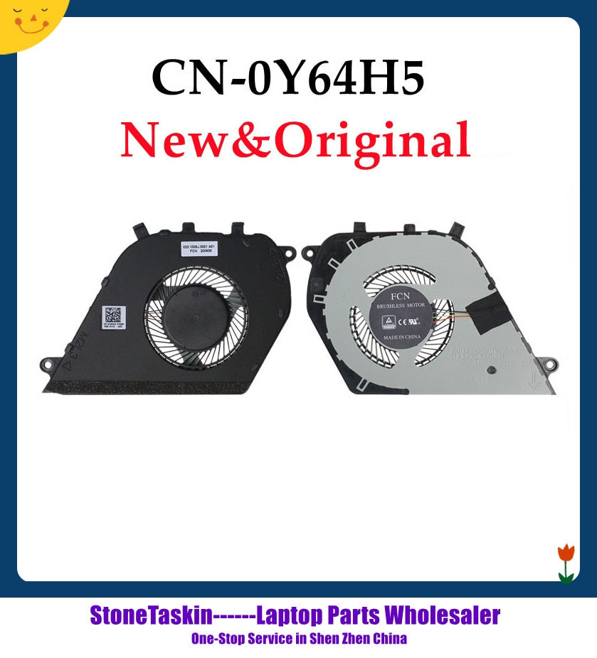 Ventola CPU Nuova Per Dell Inspiron 15 7570 E 7573 – Codice 0Y64H5, 4 Pin, 5V
