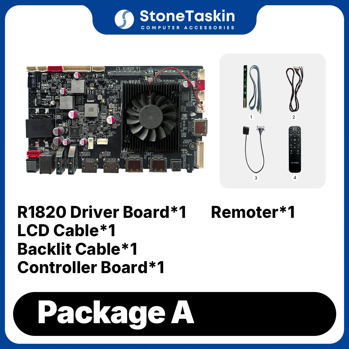 StoneTaskin Latest 5K LCD Driver Board R1820 V1.0 for iMac 27