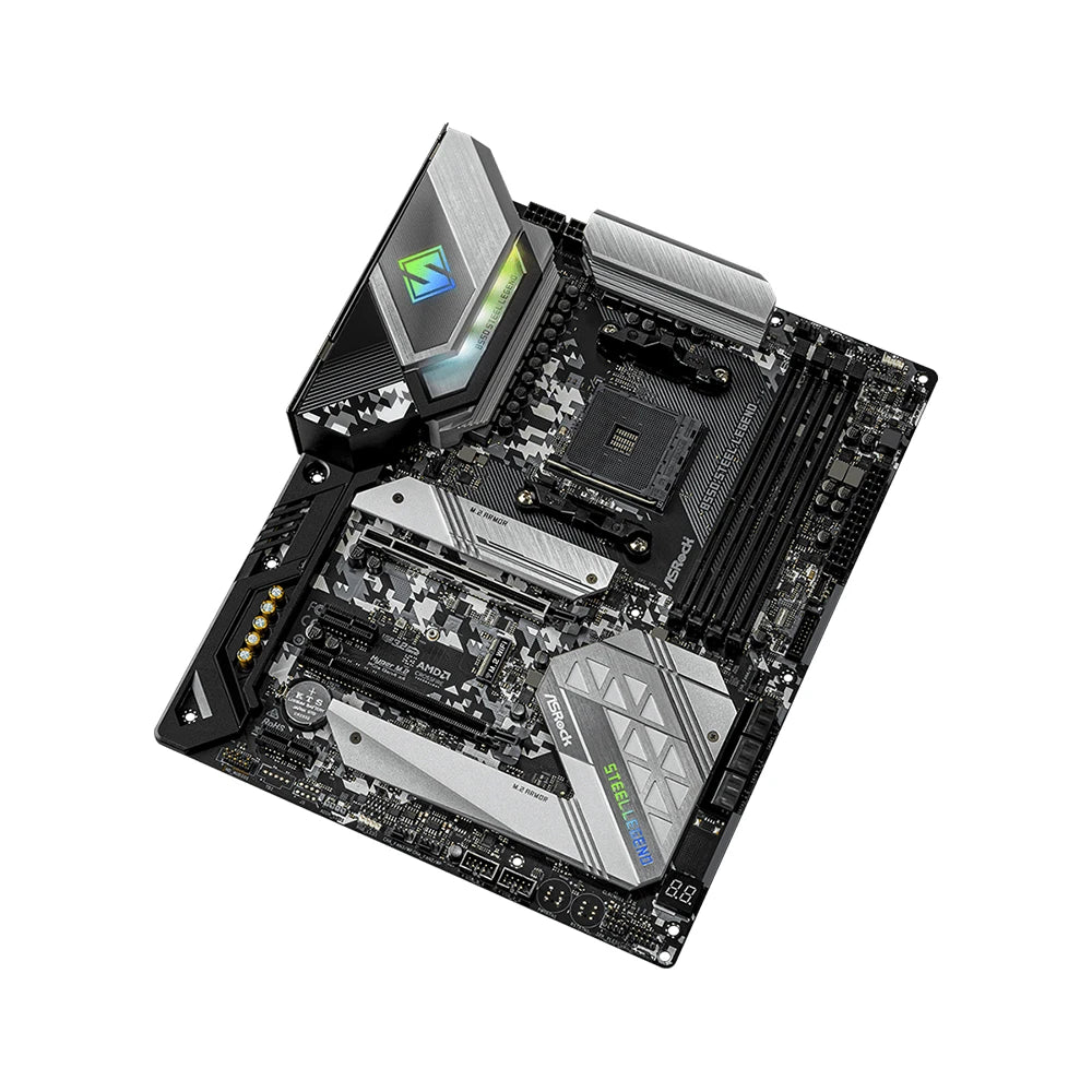 ASRock B550 Steel Legend Motherboard Support Ryzen7 5800X3D R5