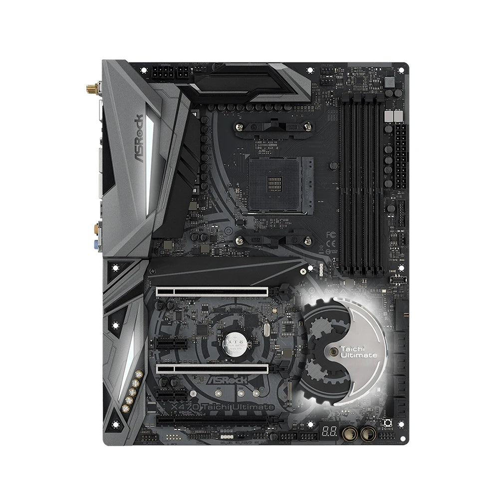 StoneTaskin Refurbished ASRock X470 Taichi Ultimate Motherboard Suppor