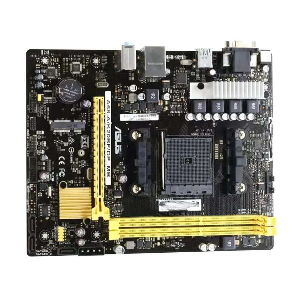 ASUS A68-A/K20BF AMD A68H Motherboard Socket FM2/FM2+ AMD CPU A10 5700 ...