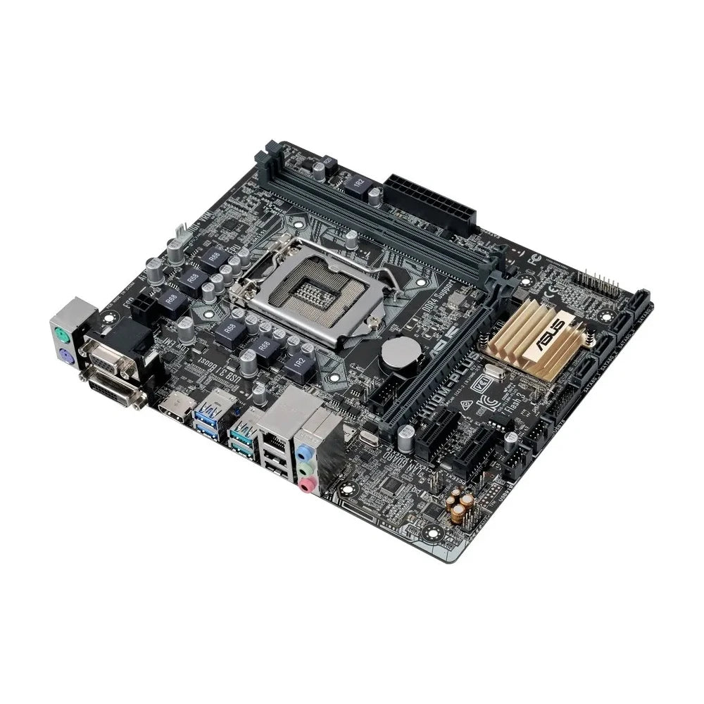 ASUS H110M-PLUS Motherboard LGA1151 Support i7-6700K 6700 i5-6600K