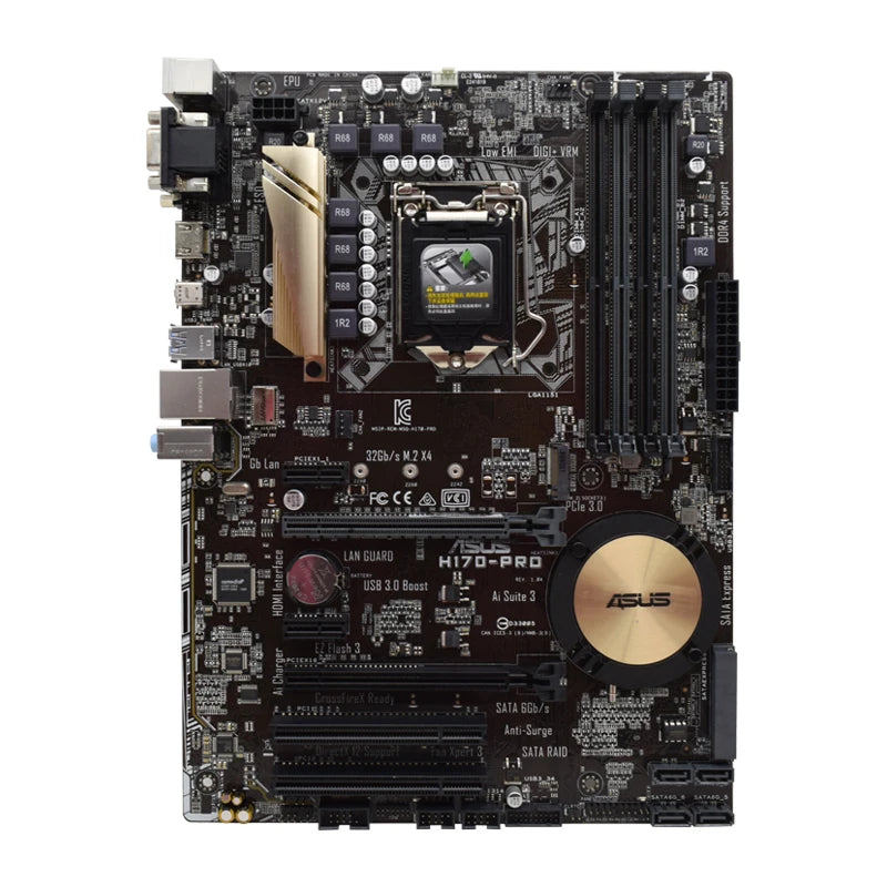 CPU Intel i7 6700k ASUS H170-PRO ASUS-H170-PRO-Motherboard-