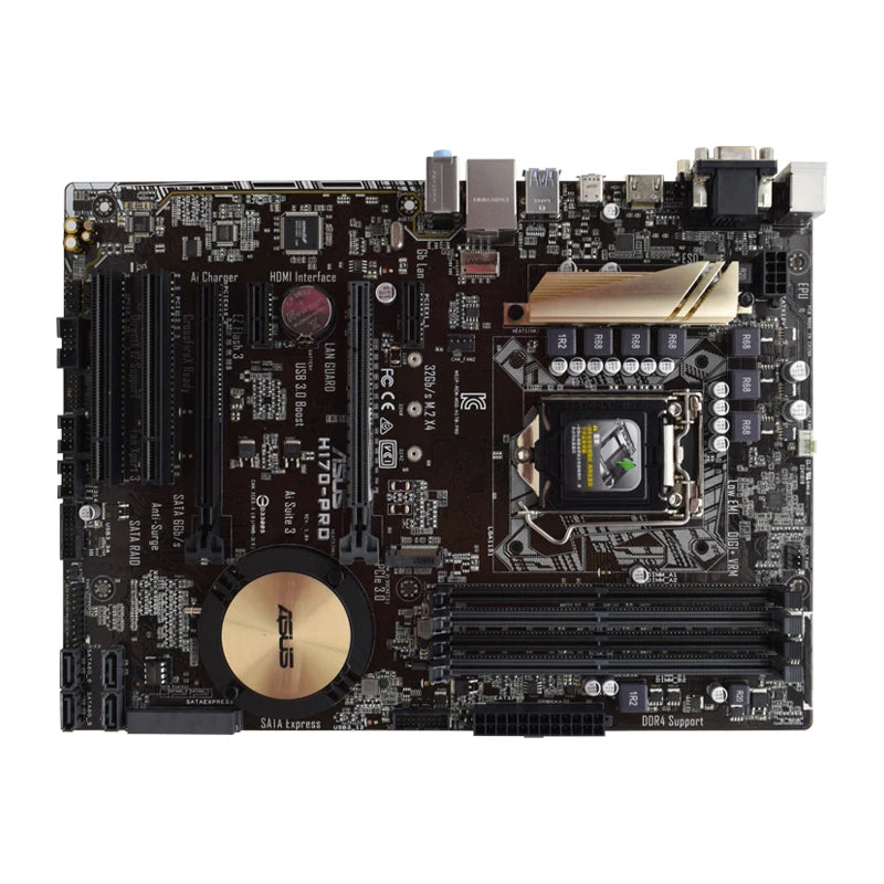 ASUS H170-PRO Motherboard Support i7-7700 6700K i5-7600 6500 i3