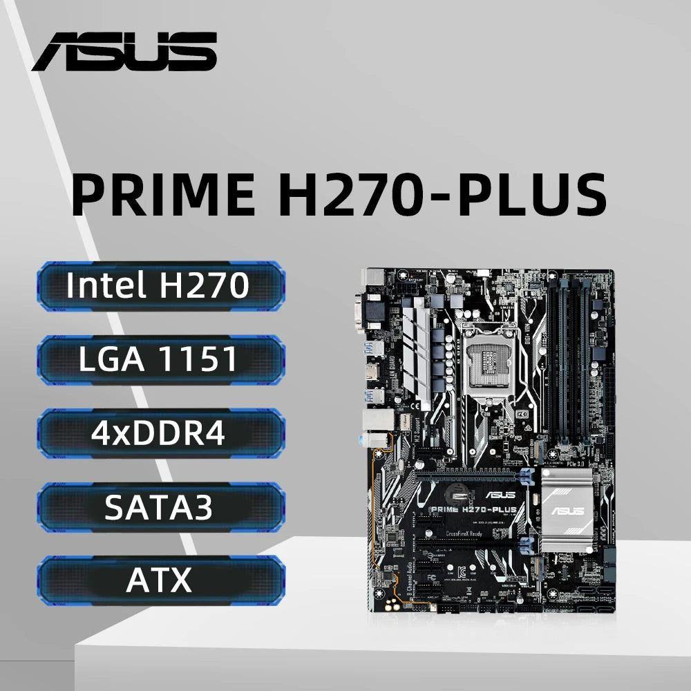 ASUS PRIME H270-PLUS Motherboard Support i7-7700 6700K i5-7600