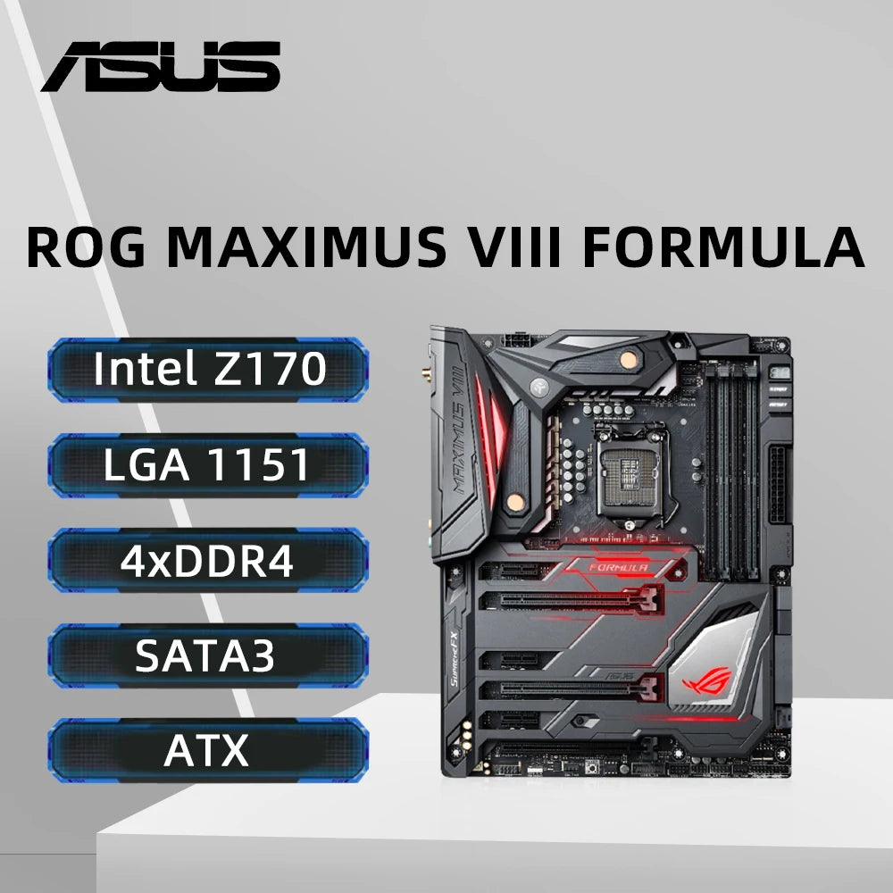 ASUS ROG MAXIMUS VIII FORMULA Motherboard Support i7-7700K 6700K i5-76 ...