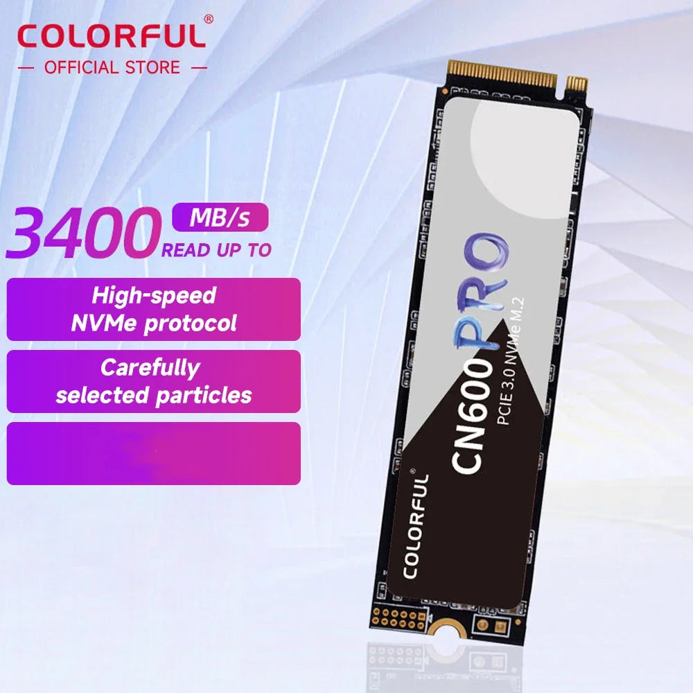 内蔵型SSD COLORFUL CN600 PRO 1TB NVMe M.2 SSD Colorful CN600 PRO 1TB M.2 NVMe SSD Price in Bangladesh
