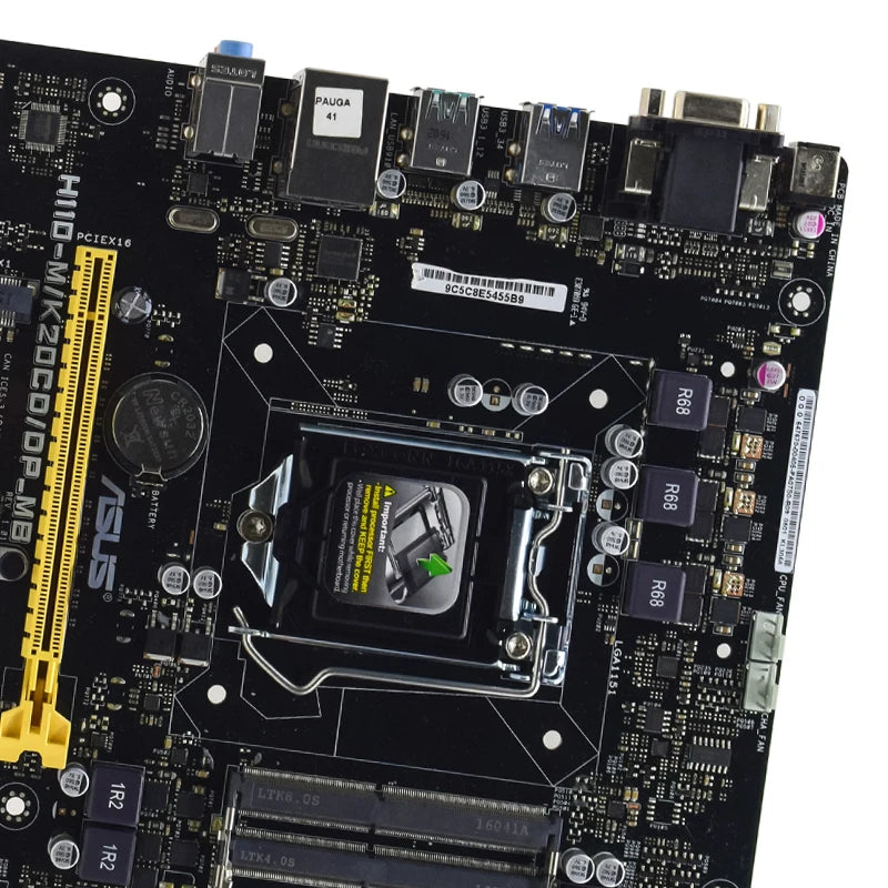 DDR4 Motherboard LGA 1151 ASUS H110-M/K20CD/DP_MB Supports Intel