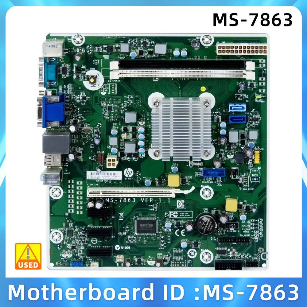 FOR HP ProDesk 405 G1 MT MSI MS-7863 Motherboard 729726-601 W/AMD A4-5 ...