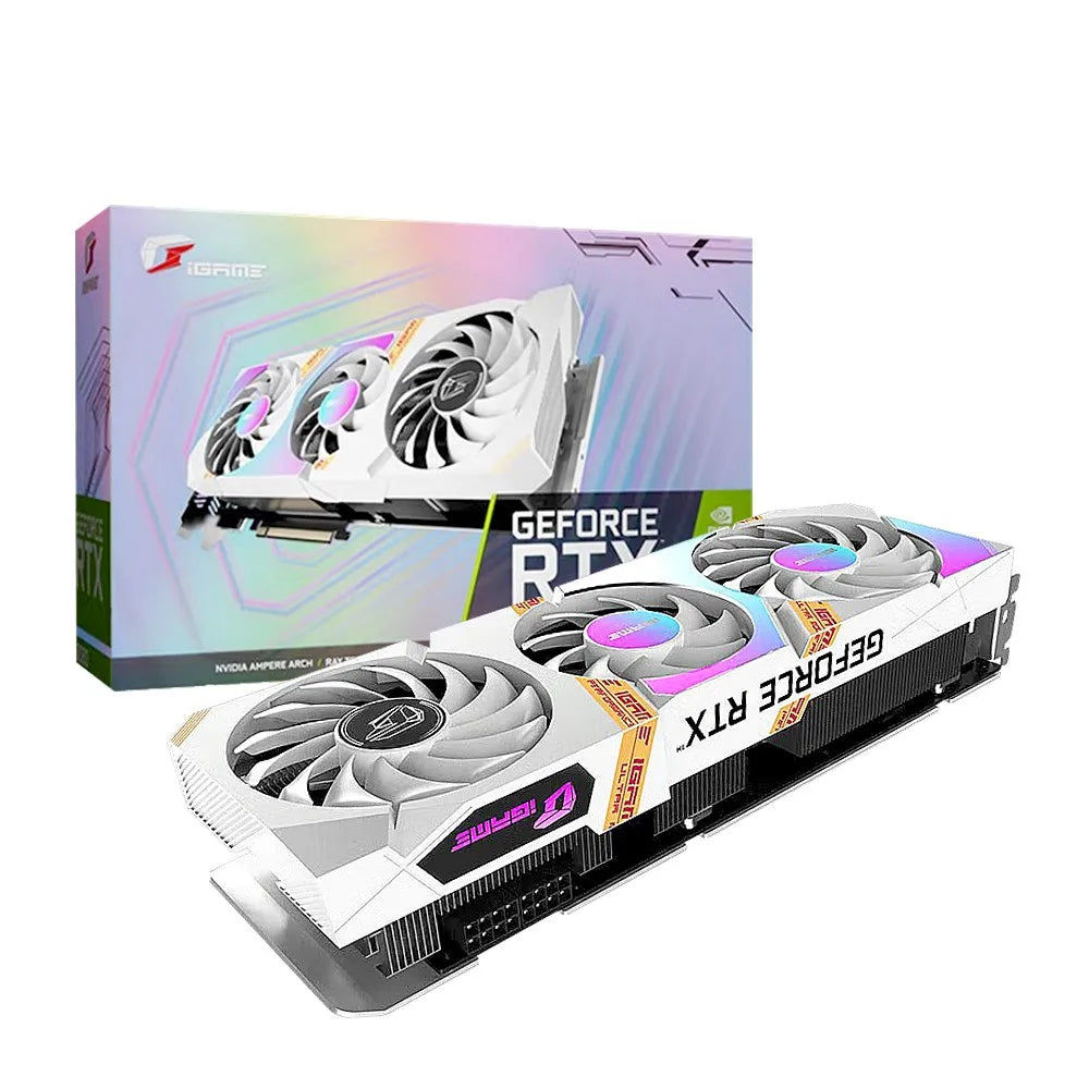 Graphics Card Colorful iGame GeForce RTX 3060 Ultra 12/8G LHR Video Ca ...