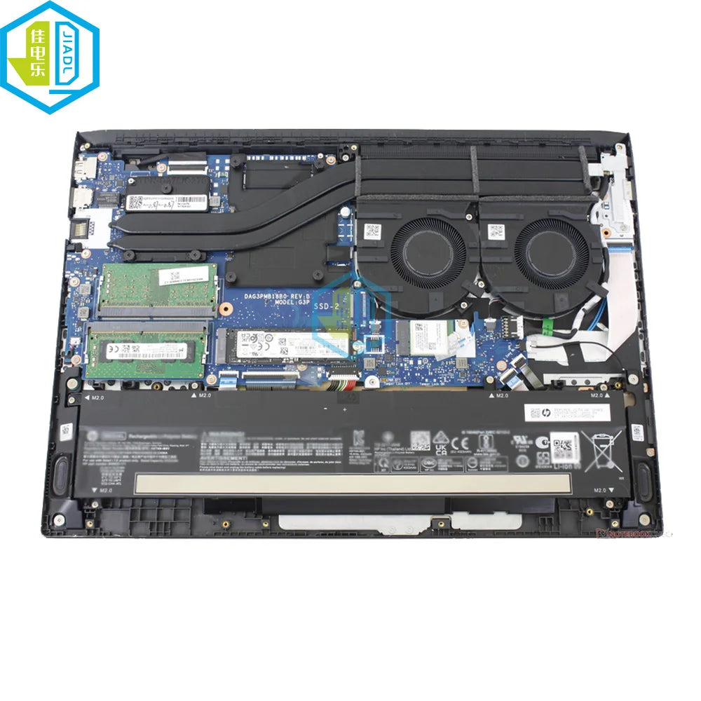 StoneTaskin Laptop CPU Cooler Cooling Fan For HP Victus 15-FA TPN-Q278