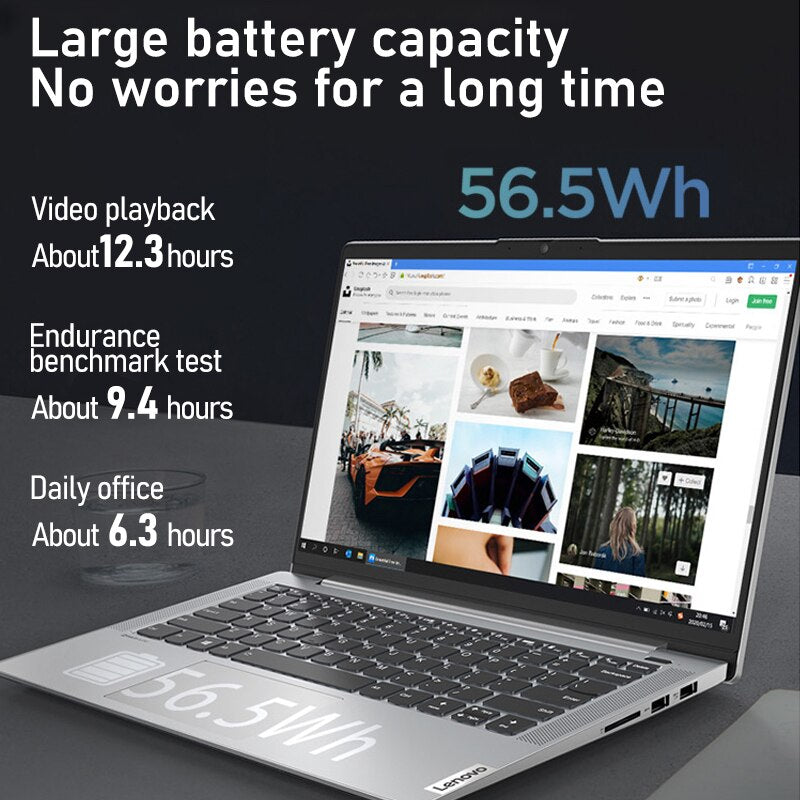 Brand New Lenovo Xiaoxin Air 14 Slim Laptop AMD Ryzen R5-5500 16GB