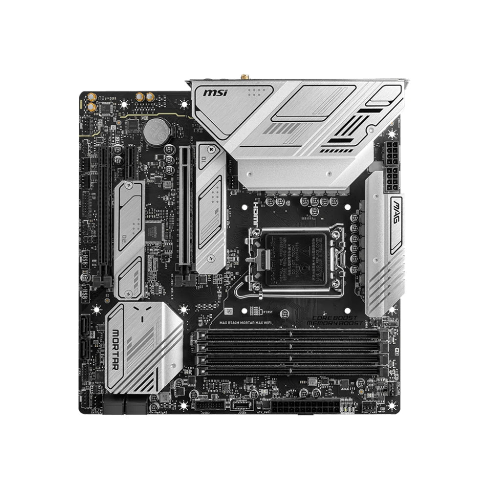 MSI MAG B760M MORTAR MAX WIFI Motherboard Support i9-14900K i7