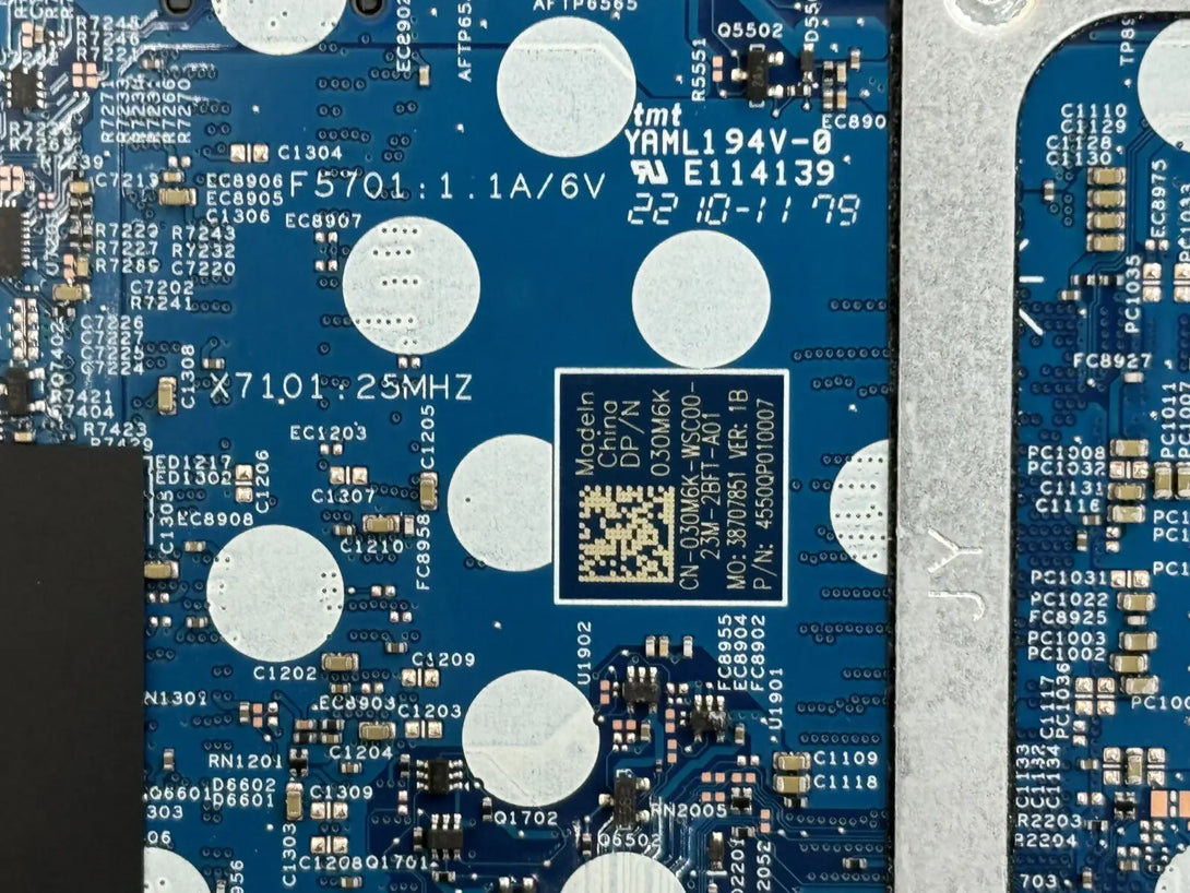 PCparts CN-030M6K For DELL Latitude 3520 Laptop Motherboard 213047-1 I ...