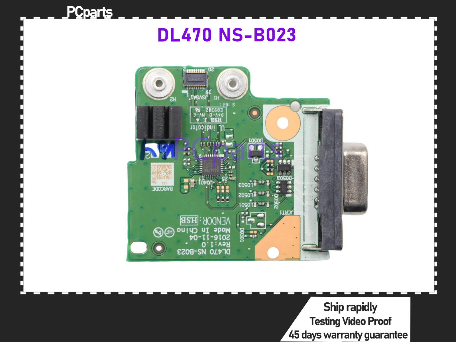 PCparts Original 01HW866 For Lenovo ThinkPad L470 laptop VGA Interface ...