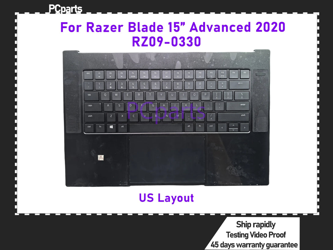 PCparts US Keyboard For Razer Blade 15 Advanced 2020 RZ09-0330 C