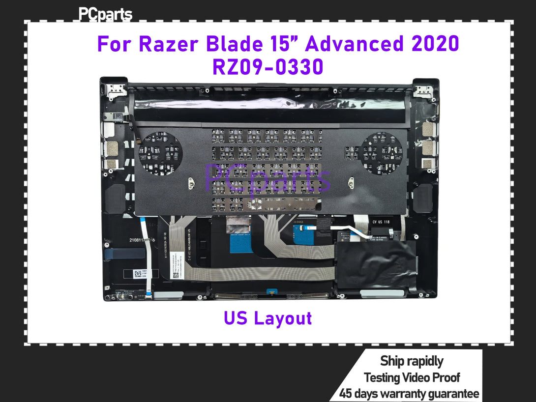 PCparts US Keyboard For Razer Blade 15 Advanced 2020 RZ09-0330 C