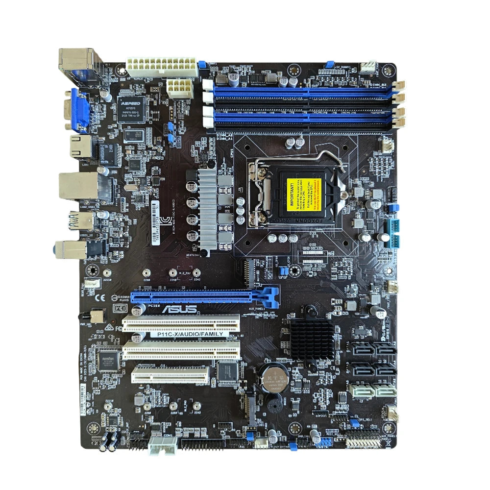 ASUS P11C-X/AUDIO/FAMILY Motherboard LGA1151 Intel C242 DDR4 32GB supp ...