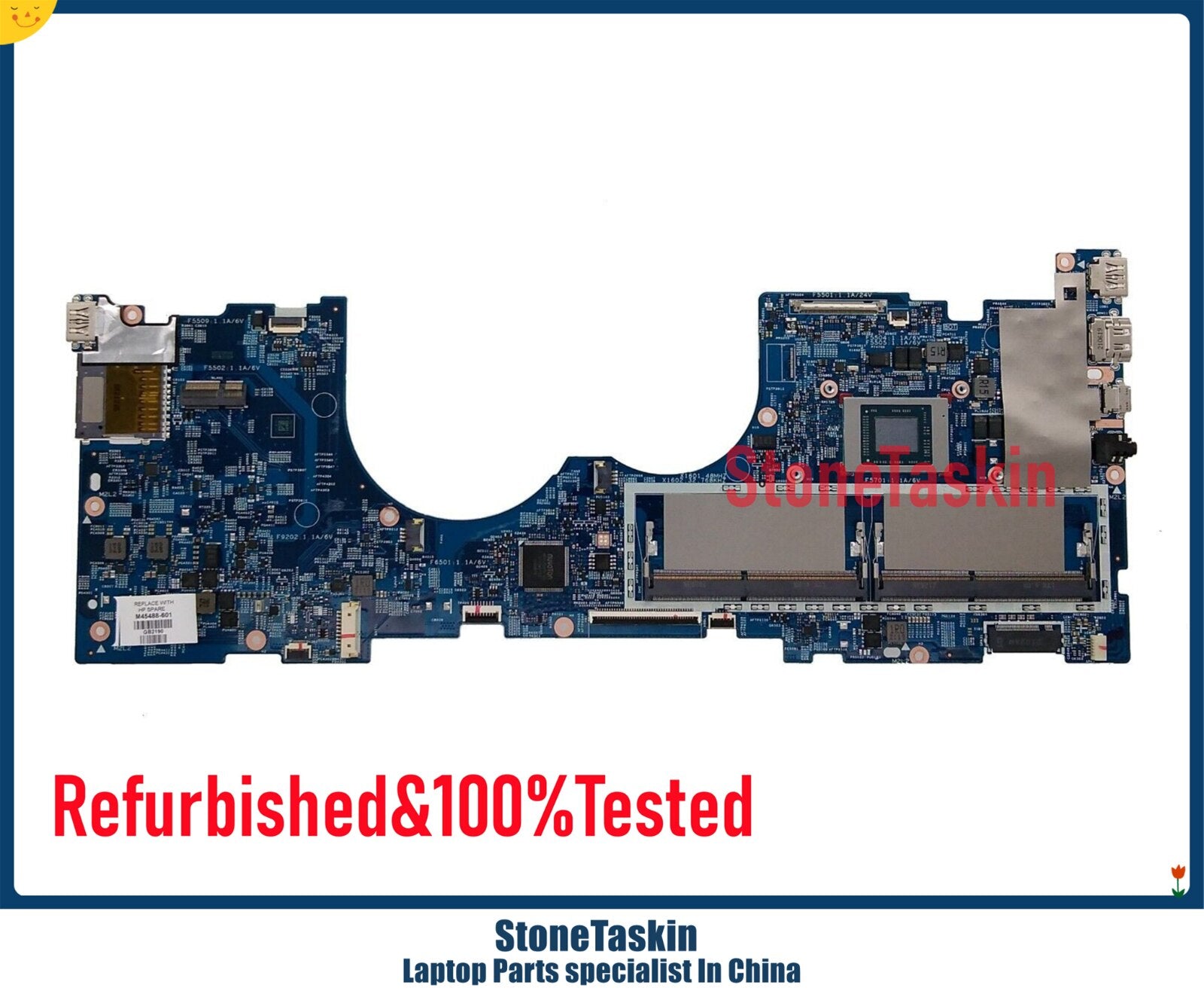 StoneTaskin M45488-601 For HP ENVY 15-EU Laptop Motherboard MEL 8L 203037-2  RYZEN 7 5700U DDR4 Notebook Mainboard 100% Tested