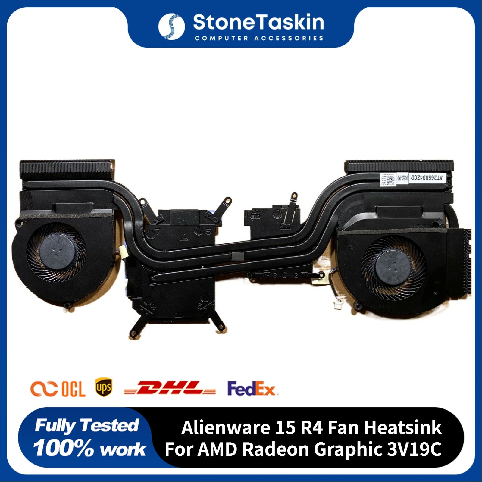 StoneTaskin For Alienware 15 R4 CPU GPU Cooling Fan Heatsink For AMD R
