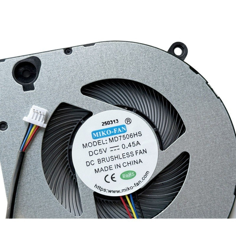 StoneTaskin New Original Laptop CPU Cooling Fan For MIKO-FAN MODEL: MD