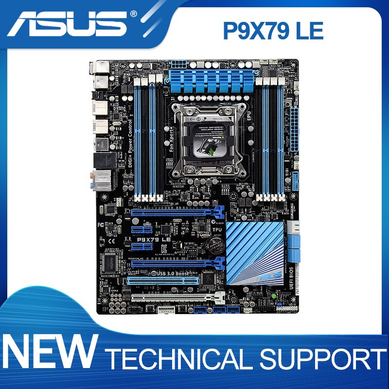 ASUS P9X79 LE LGA 2011 Intel X79 Mining Motherboard DDR3 64GB 3