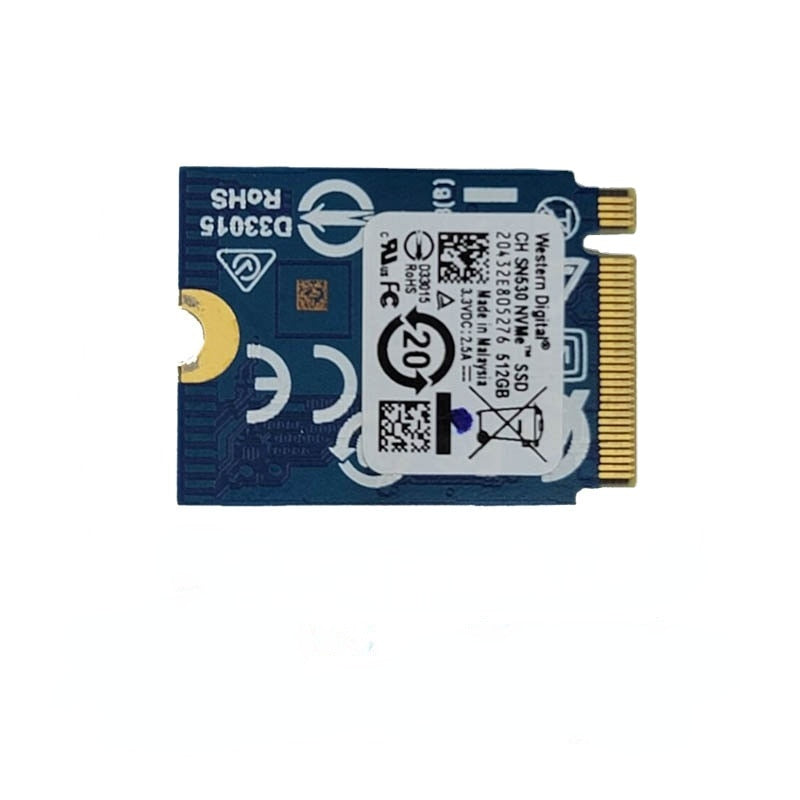 Western Digital WD CH SN530 SSD 1TB 512GB M.2 PCIE 4.0X2 2230